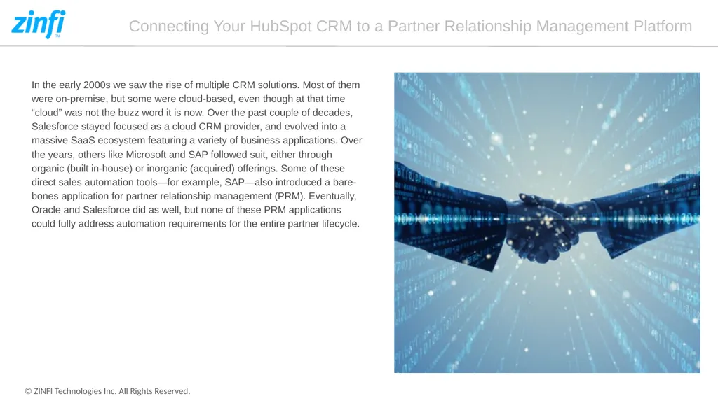 Connecting Your HubSpot CRM to a Partner - slide 2 of 11
