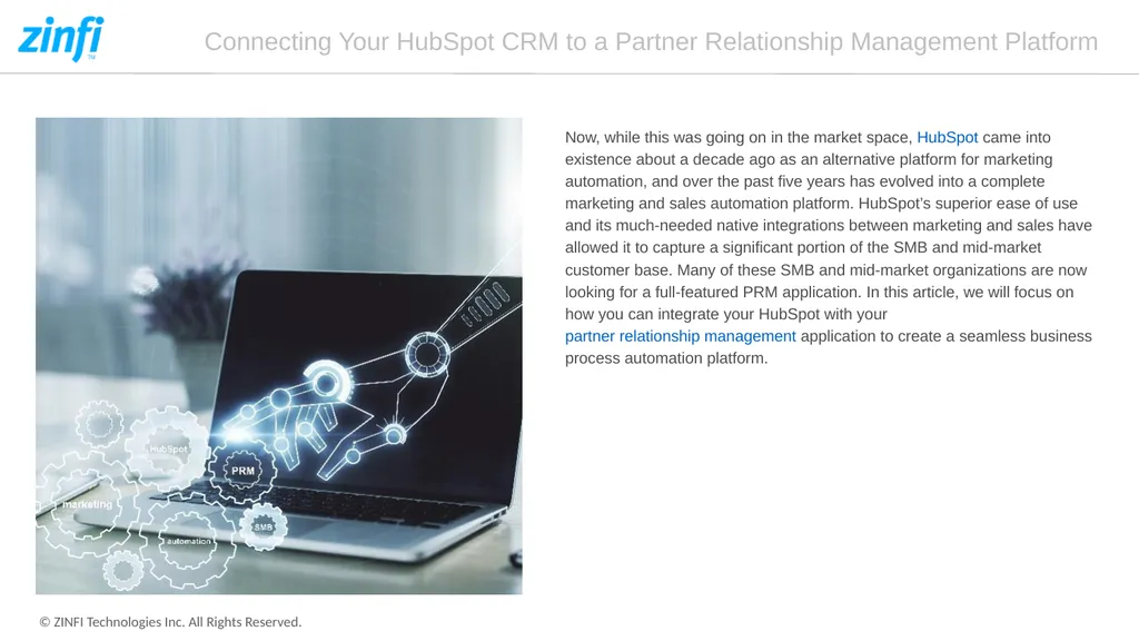 Connecting Your HubSpot CRM to a Partner - slide 3 of 11