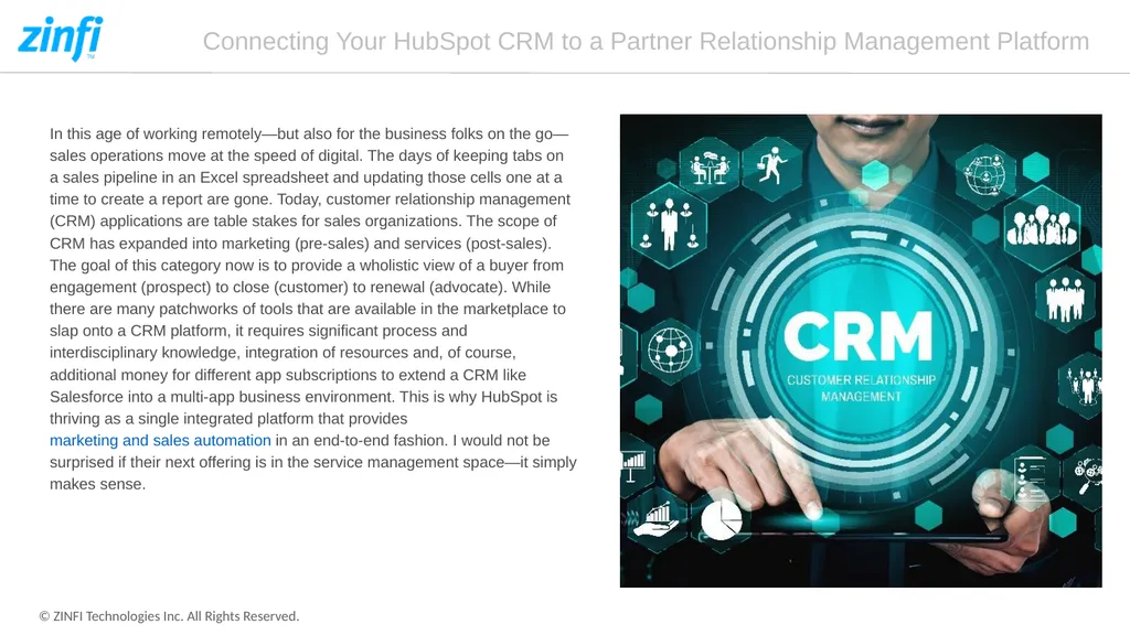 Connecting Your HubSpot CRM to a Partner - slide 4 of 11