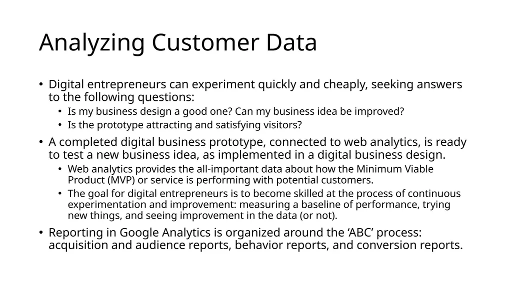 Chapter 12 Digital Business Experiments J.P. Allen - slide 3 of 23