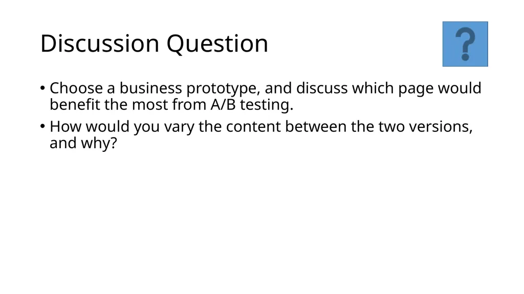 Chapter 12 Digital Business Experiments J.P. Allen - slide 16 of 23