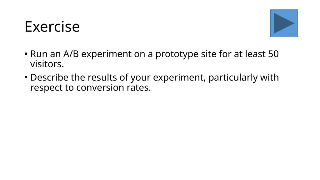 Chapter 12 Digital Business Experiments J.P. Allen - slide 18 of 23
