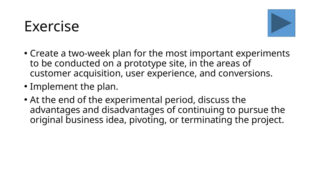 Chapter 12 Digital Business Experiments J.P. Allen - slide 21 of 23