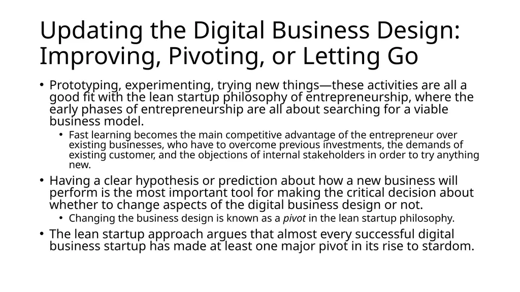 Chapter 12 Digital Business Experiments J.P. Allen - slide 19 of 23