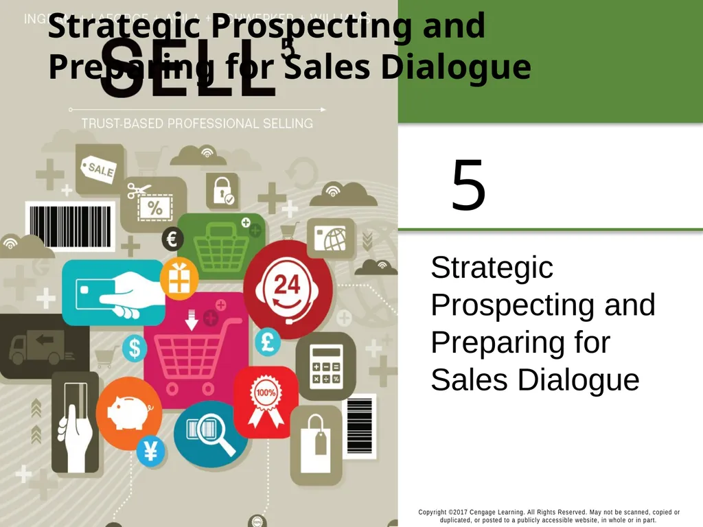 Strategic Prospecting and Preparing for Sales - slide 1 of 16
