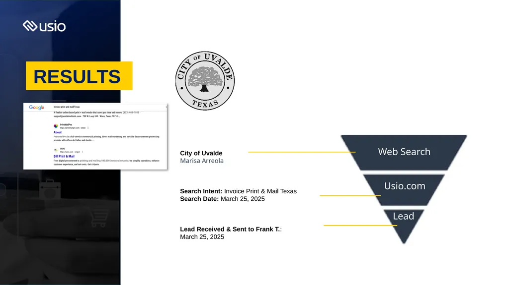 How SEO Fuels Usio Sales WELCOME WHAT IS SEO 93% - slide 7 of 11