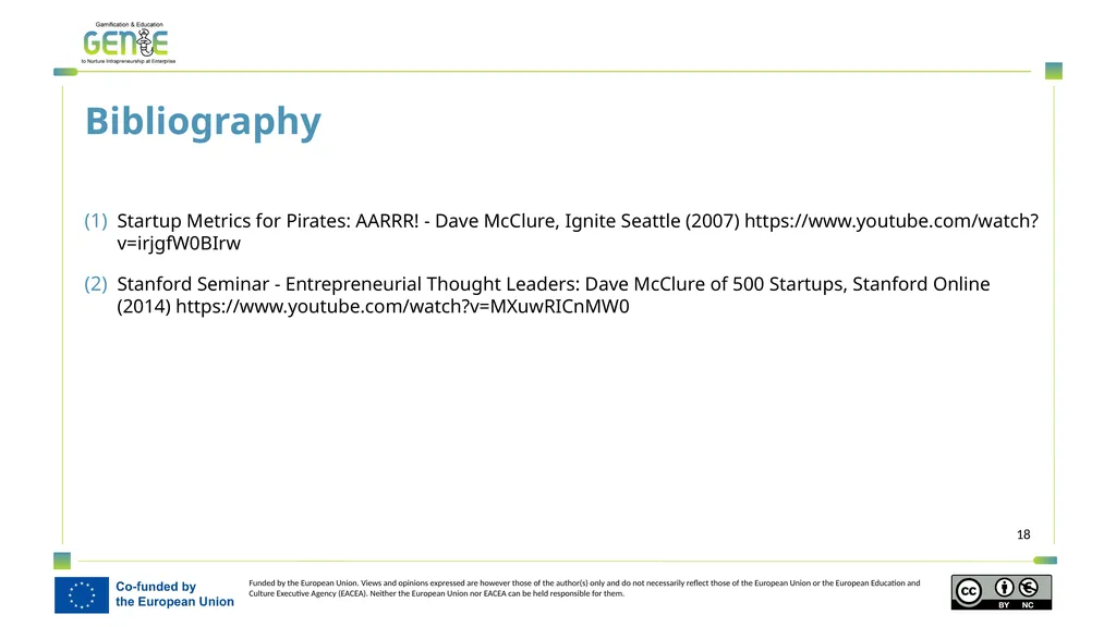 A user guide introduction to the AARRR! funnel - slide 18 of 19