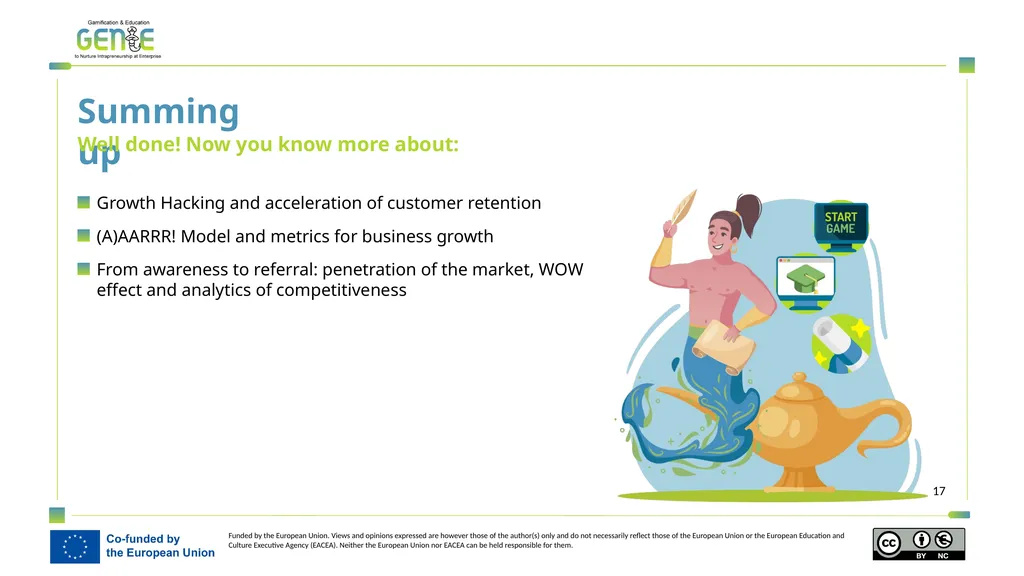 A user guide introduction to the AARRR! funnel - slide 17 of 19