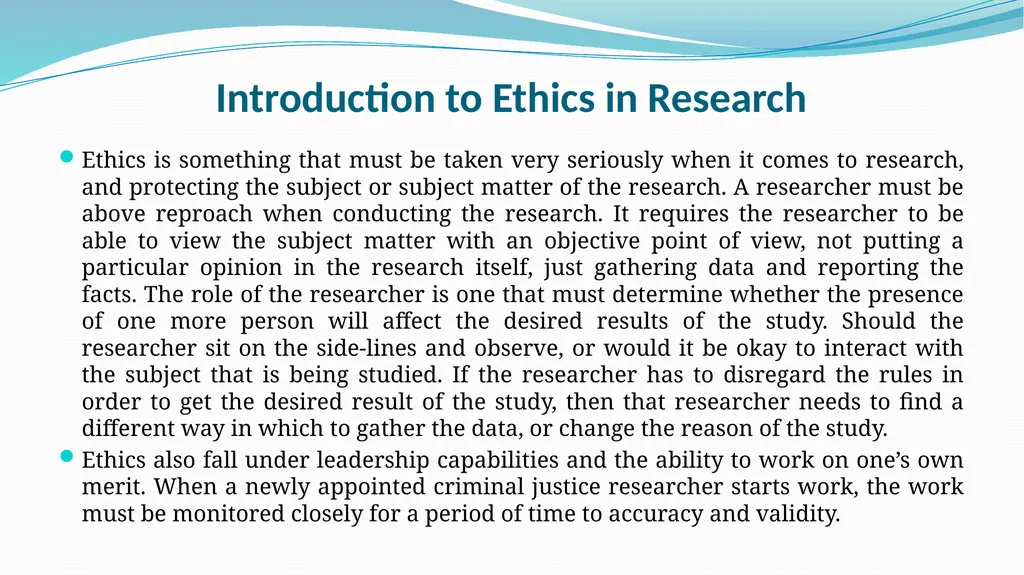 ETHICAL CONSIDERATIONS, CODE OF CONDUCT IN FRAUD - slide 14 of 50