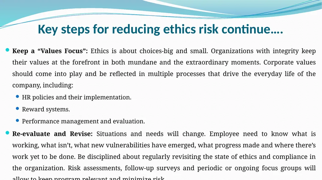ETHICAL CONSIDERATIONS, CODE OF CONDUCT IN FRAUD - slide 38 of 50