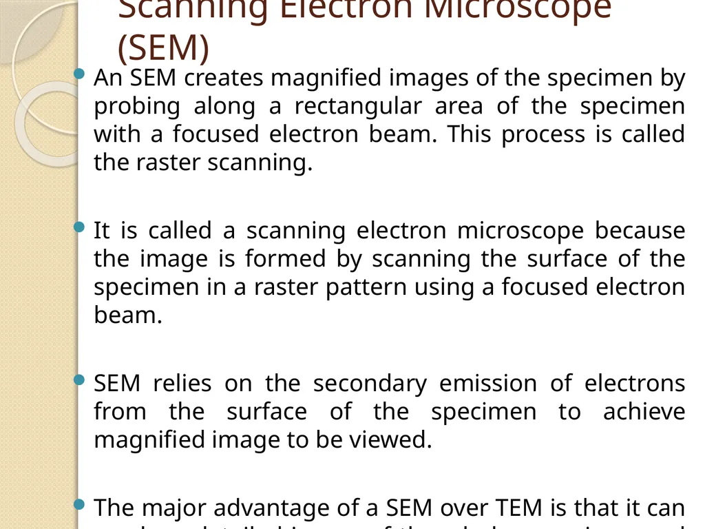 Electron microscope By Dr. Nelson Xess Department - slide 6 of 10