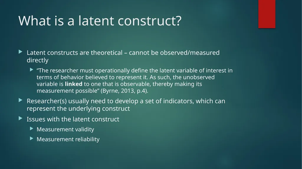 The Basics of Structural Equation Modeling (SEM) - slide 6 of 21
