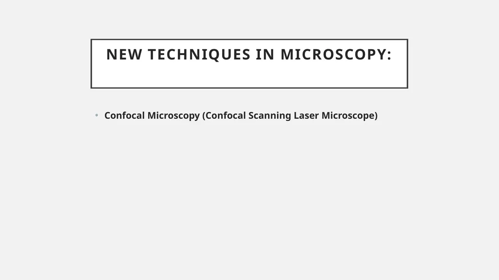 There are two types of electron microscopes - slide 2 of 5