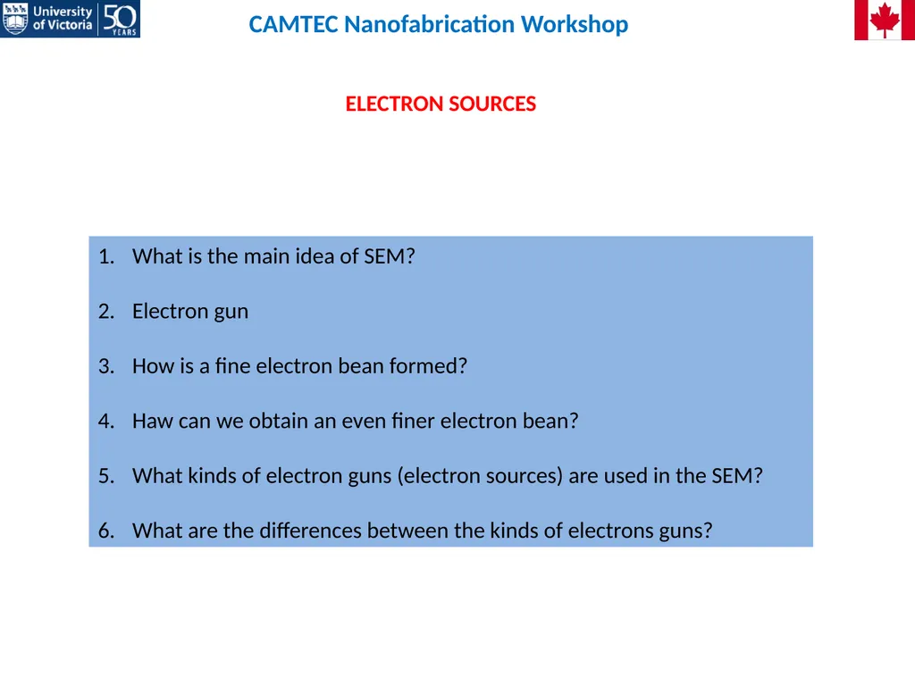 Scanning electron microscope (SEM) ELECTRON - slide 2 of 12