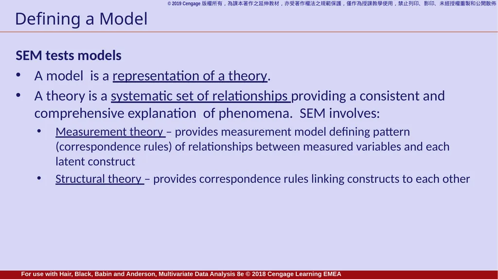 Chapter 9 Structural Equation Modeling: An - slide 6 of 23