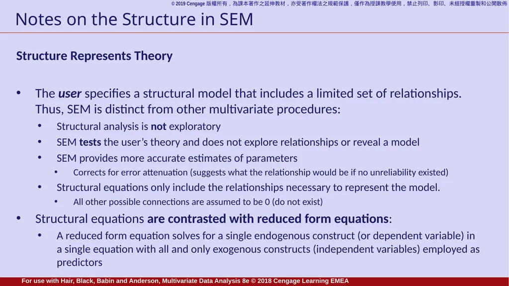 Chapter 9 Structural Equation Modeling: An - slide 4 of 23