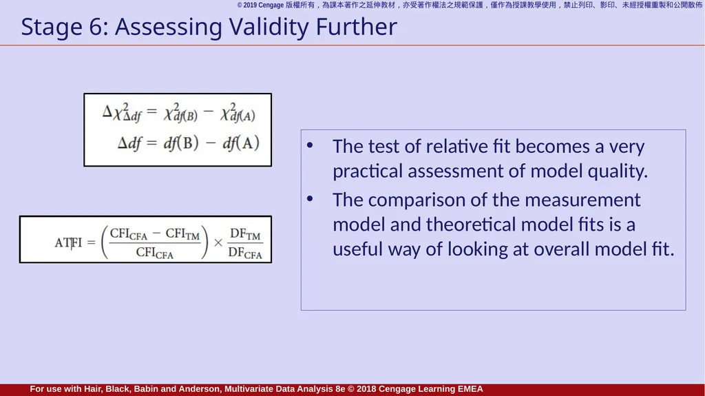 Chapter 9 Structural Equation Modeling: An - slide 22 of 23