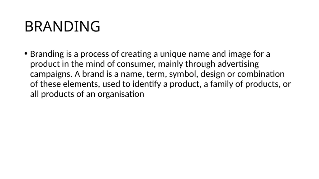 UNIT -3 BRANDING ,PACKAGING AND LABELLING By Mrs - slide 4 of 32