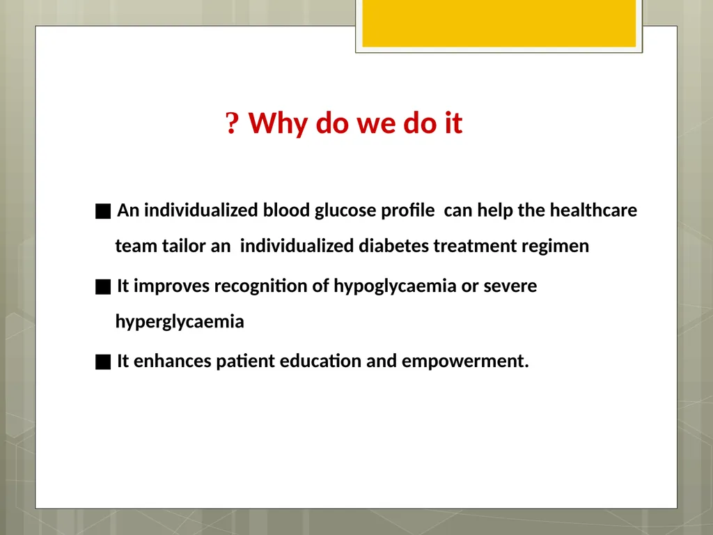 Blood Glucose Monitoring Sara Alosaimy, Bsc Type 1 - slide 5 of 23