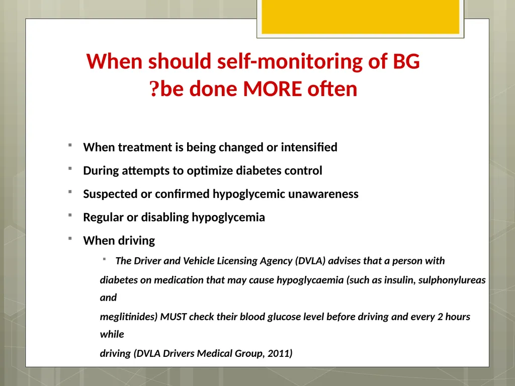 Blood Glucose Monitoring Sara Alosaimy, Bsc Type 1 - slide 7 of 23