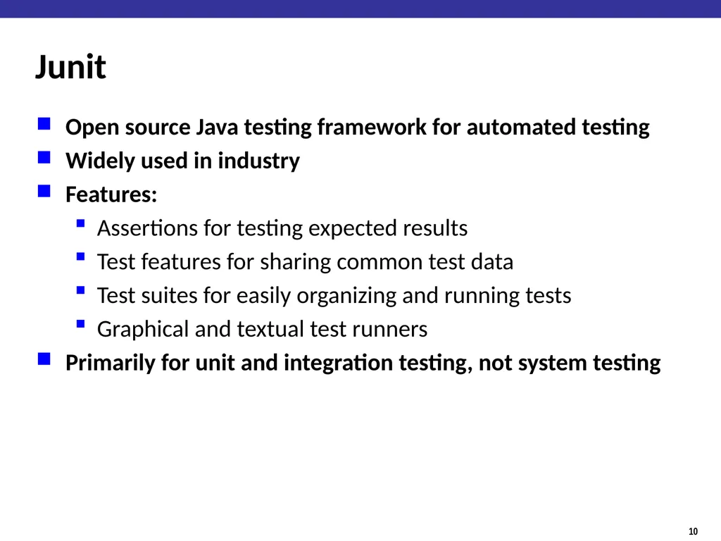 Java & Testing Things to have been doing Join UIUC - slide 10 of 18