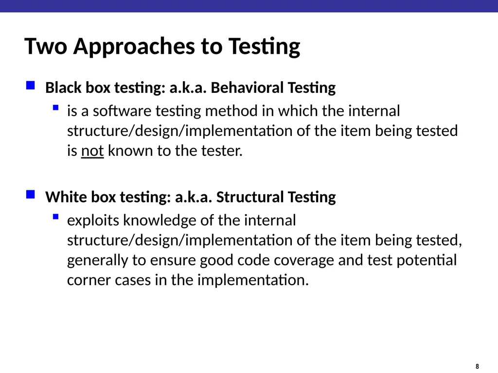 Java & Testing Things to have been doing Join UIUC - slide 8 of 18