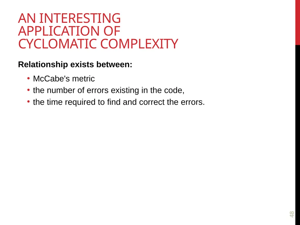 Software TestIng White box testing 1 Glass - slide 48 of 50