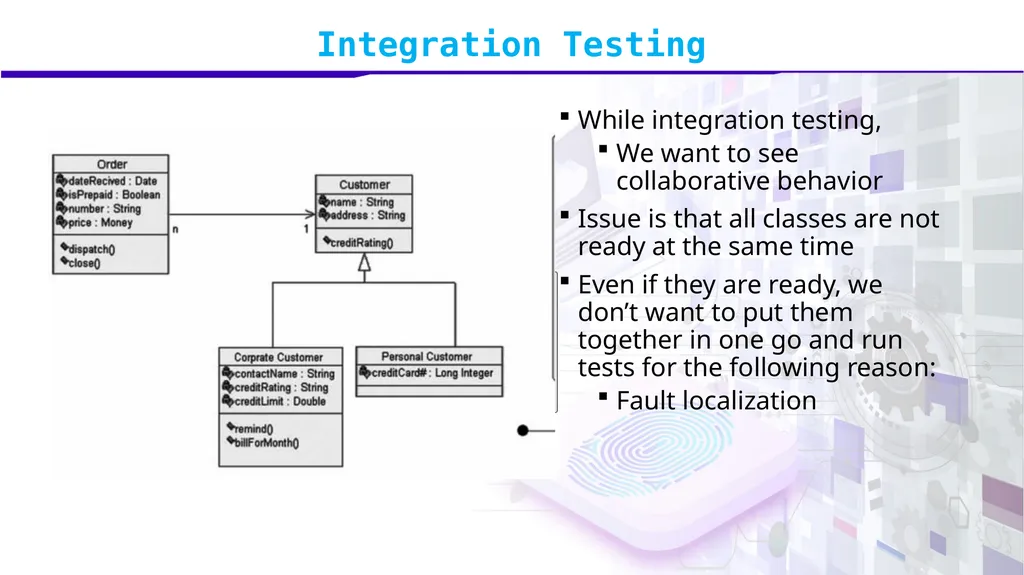 Software Verification and Validation Lecture No. 7 - slide 11 of 49