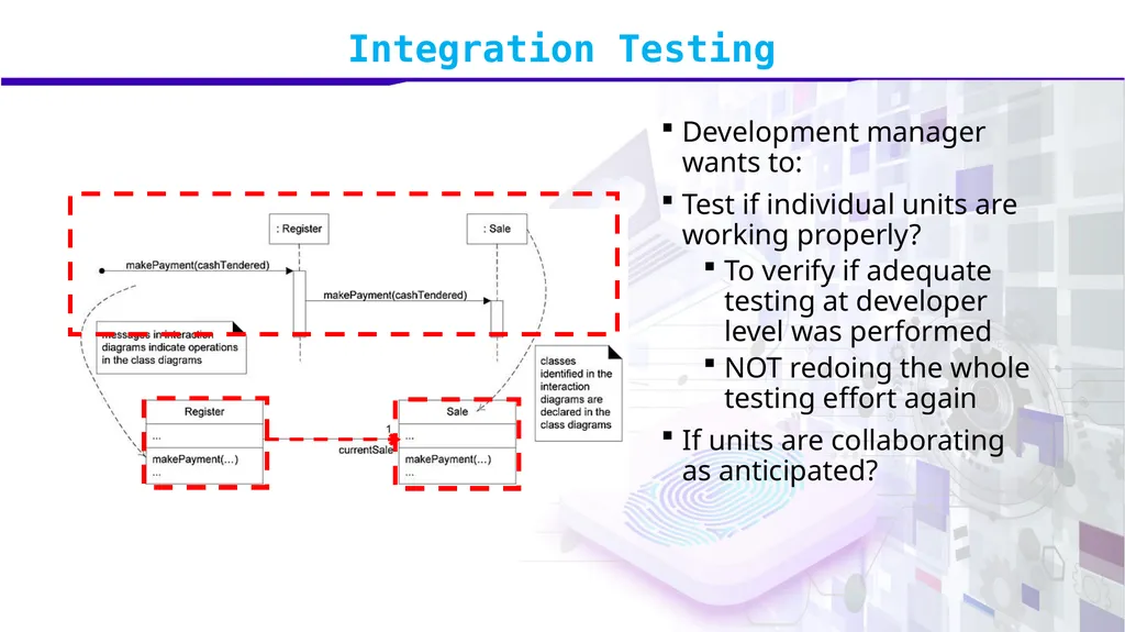 Software Verification and Validation Lecture No. 7 - slide 8 of 49