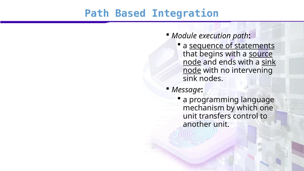 Software Verification and Validation Lecture No. 7 - slide 38 of 49