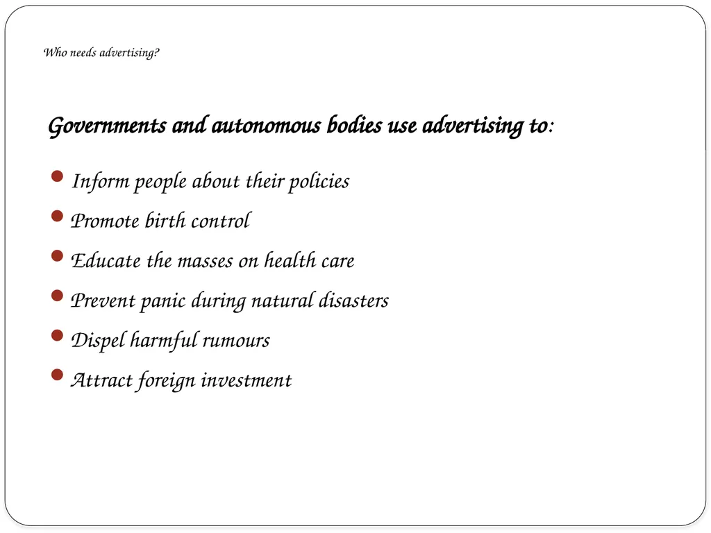 Prof. Swati What is advertising?? The term - slide 10 of 28