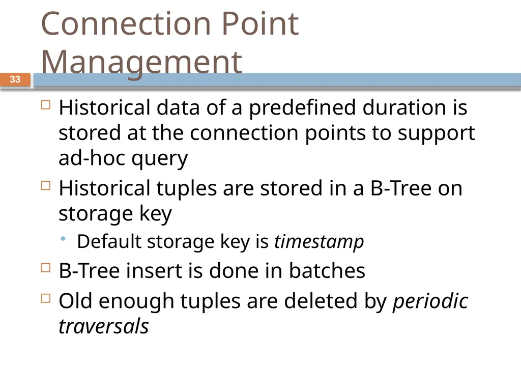 Monitoring streams: a new class of data management - slide 33 of 58