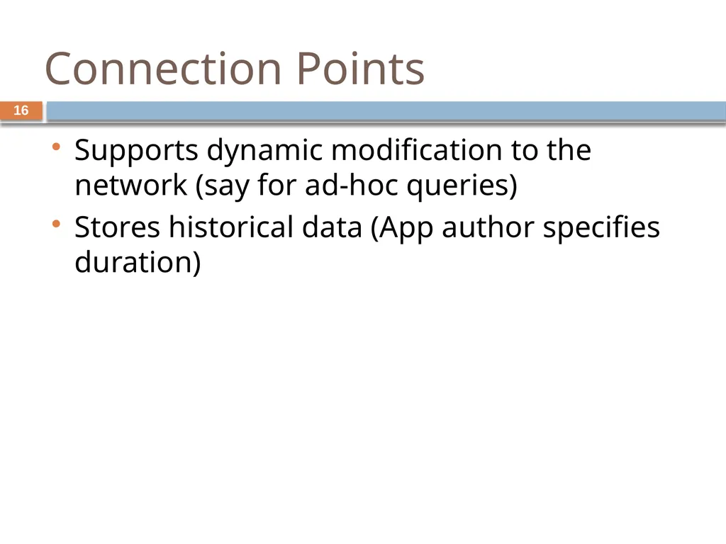 Monitoring streams: a new class of data management - slide 16 of 58