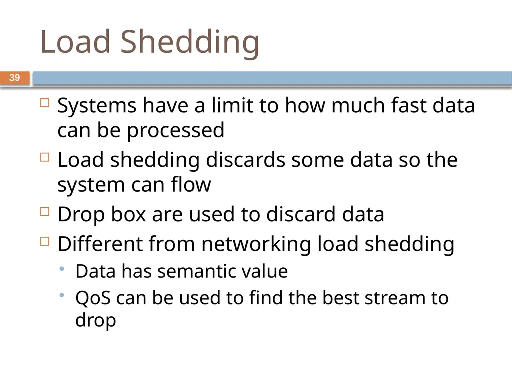 Monitoring streams: a new class of data management - slide 39 of 58