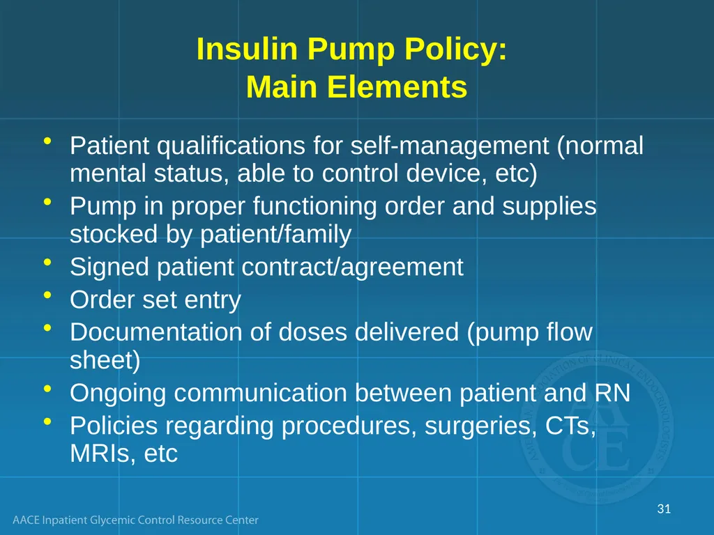 Management of Inpatient Hyperglycemia in Special - slide 31 of 61