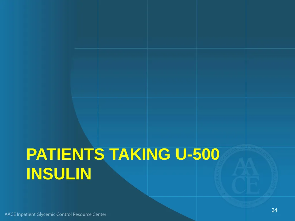 Management of Inpatient Hyperglycemia in Special - slide 24 of 61