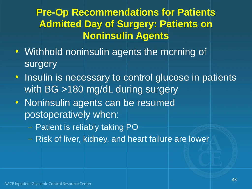 Management of Inpatient Hyperglycemia in Special - slide 48 of 61