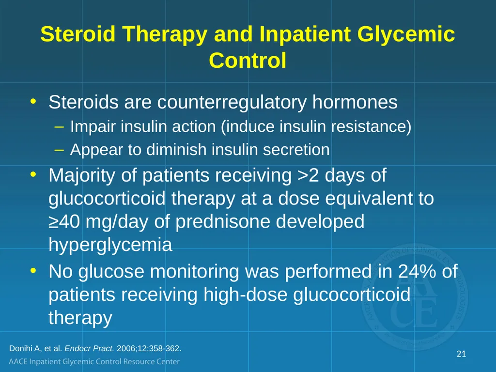 Management of Inpatient Hyperglycemia in Special - slide 21 of 61