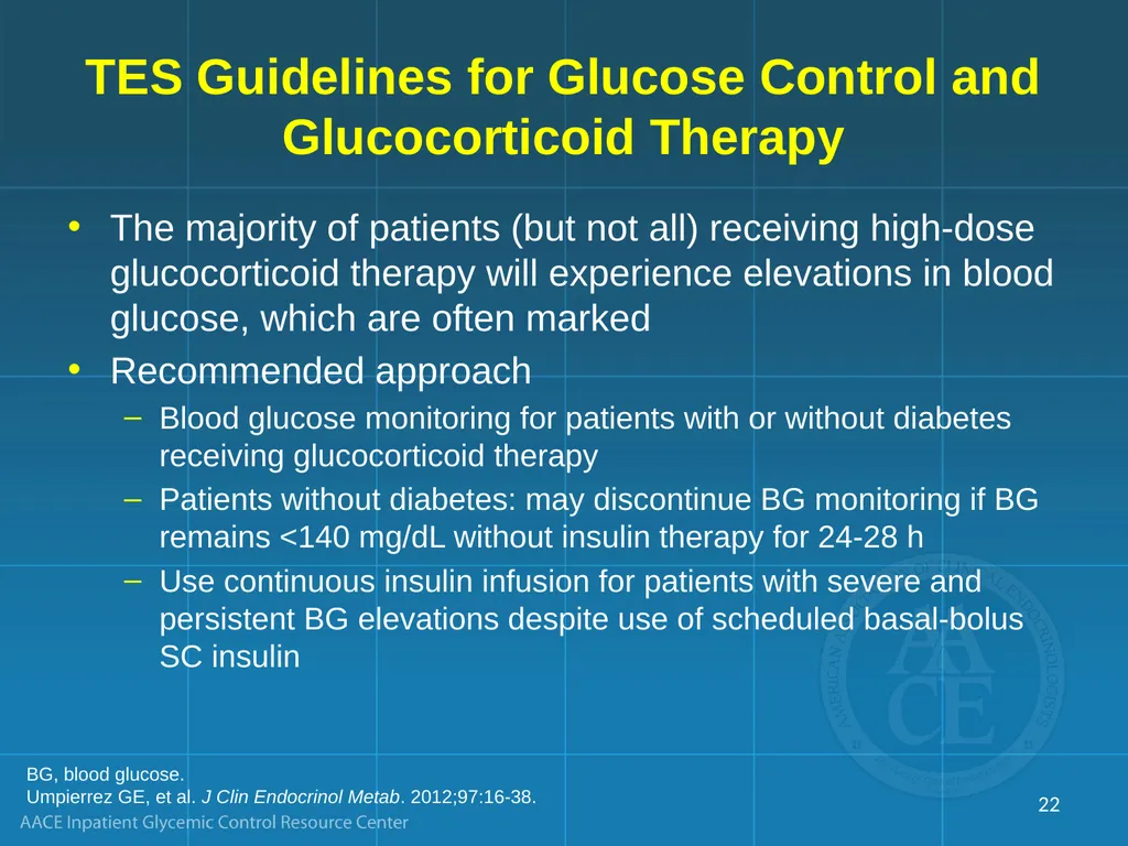 Management of Inpatient Hyperglycemia in Special - slide 22 of 61