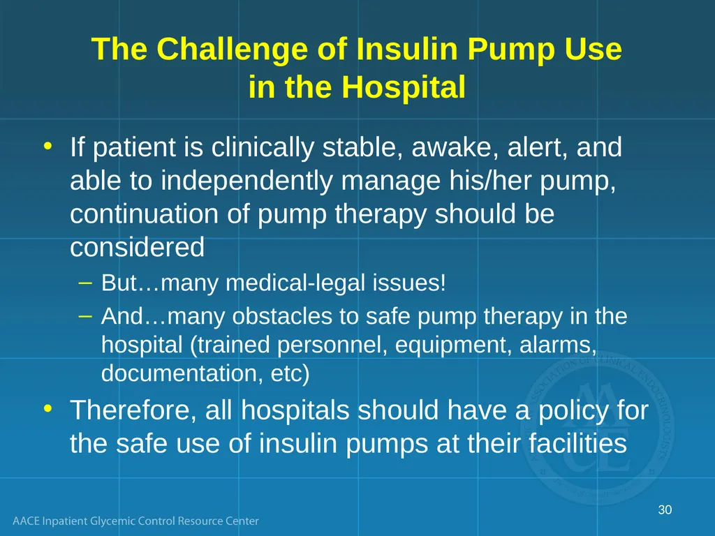 Management of Inpatient Hyperglycemia in Special - slide 30 of 61