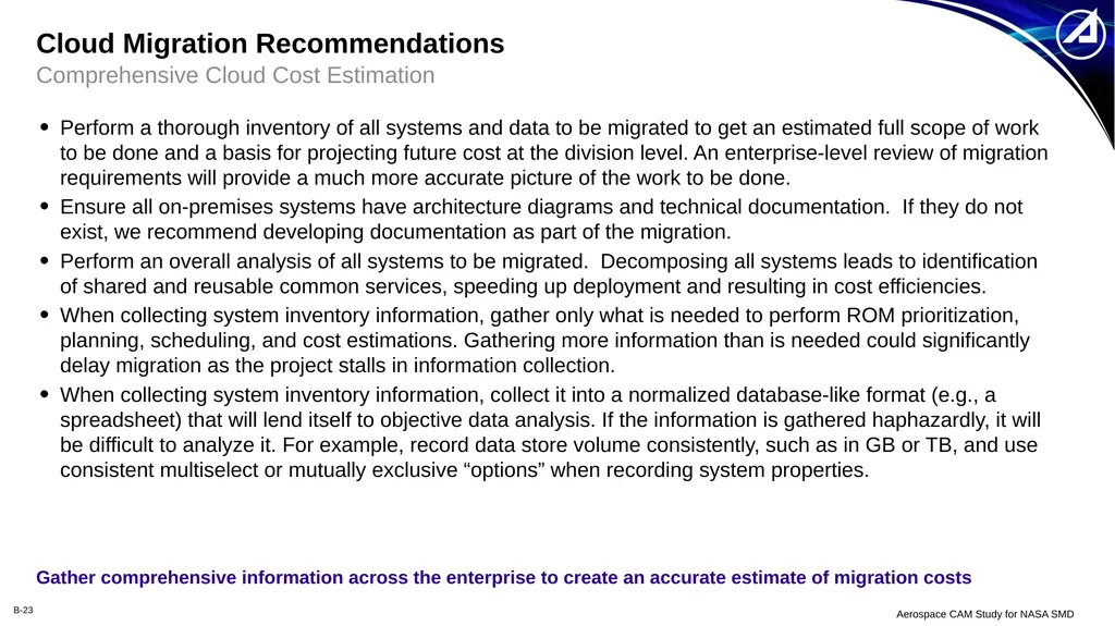 NASA Science Mission Directorate Core Data and - slide 23 of 26