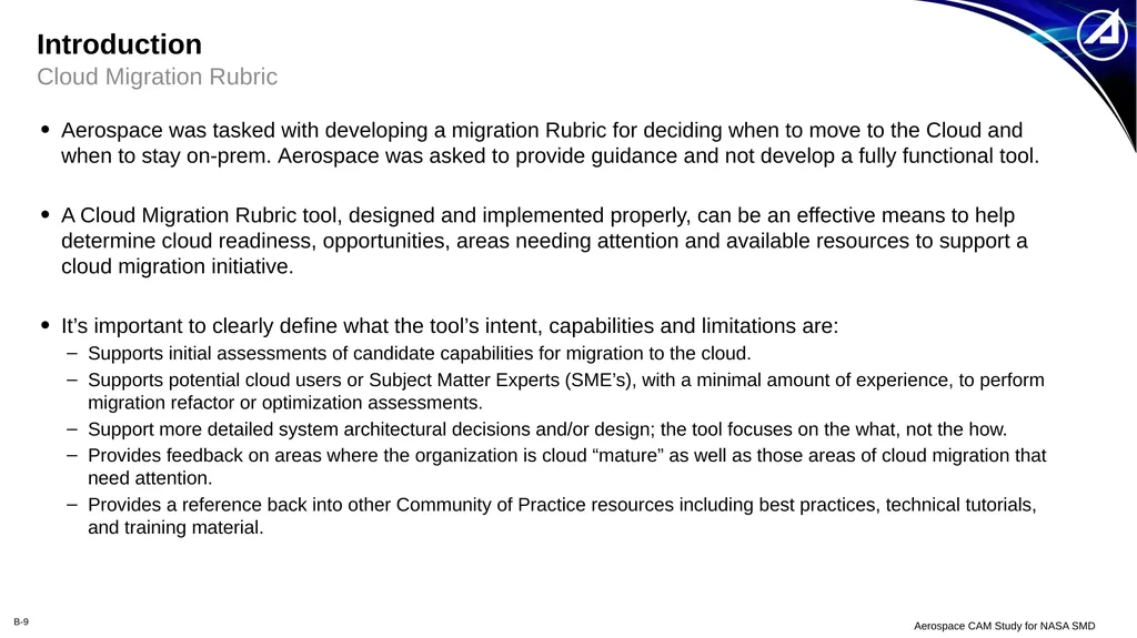 NASA Science Mission Directorate Core Data and - slide 9 of 26