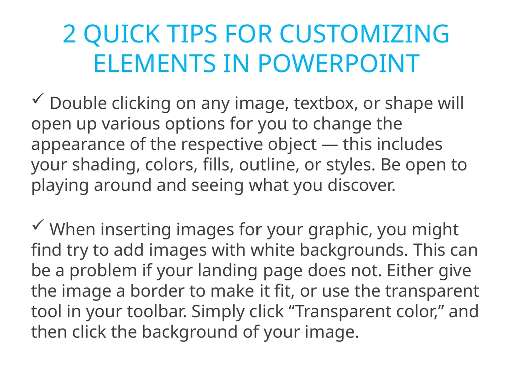 How to Create a High-Converting Landing Page TABLE - slide 13 of 30