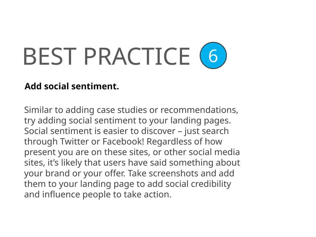 How to Create a High-Converting Landing Page TABLE - slide 10 of 30