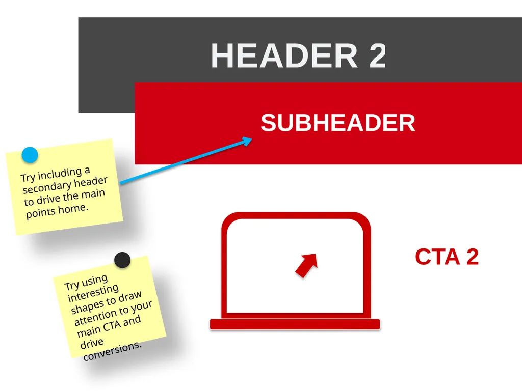 How to Create a High-Converting Landing Page TABLE - slide 15 of 30