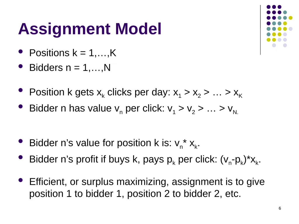 Sponsored Search Auctions 1 2 Traffic estimator - slide 6 of 36