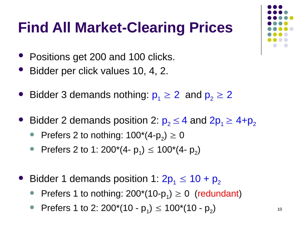 Sponsored Search Auctions 1 2 Traffic estimator - slide 10 of 36