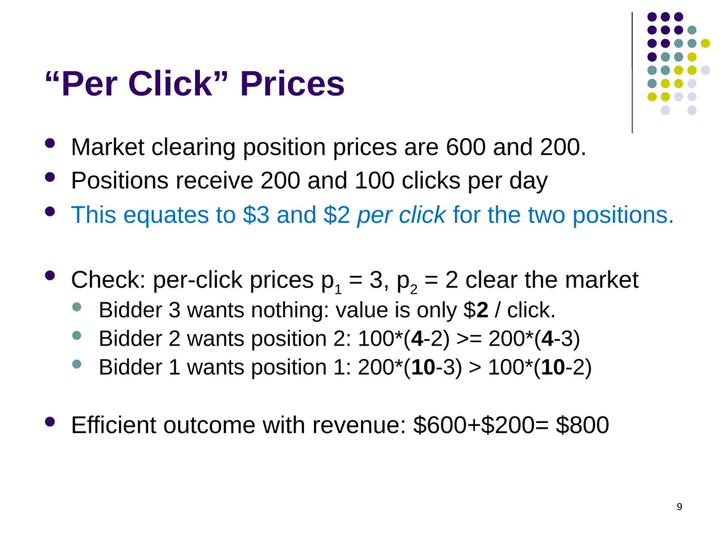 Sponsored Search Auctions 1 2 Traffic estimator - slide 9 of 36