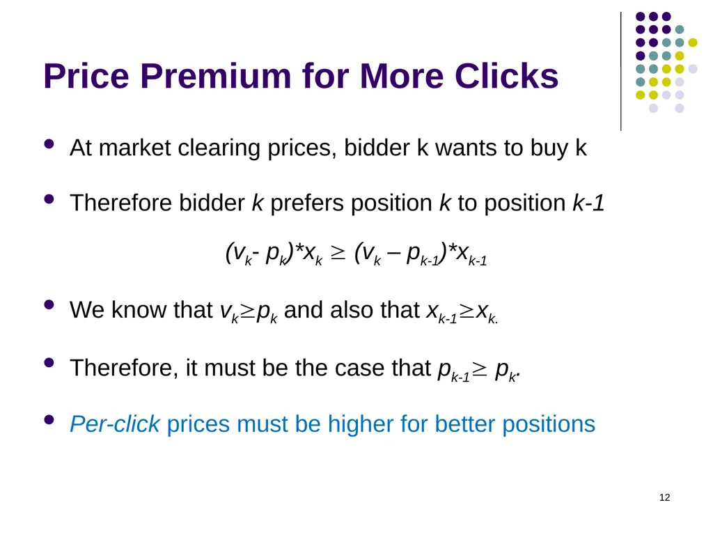 Sponsored Search Auctions 1 2 Traffic estimator - slide 12 of 36