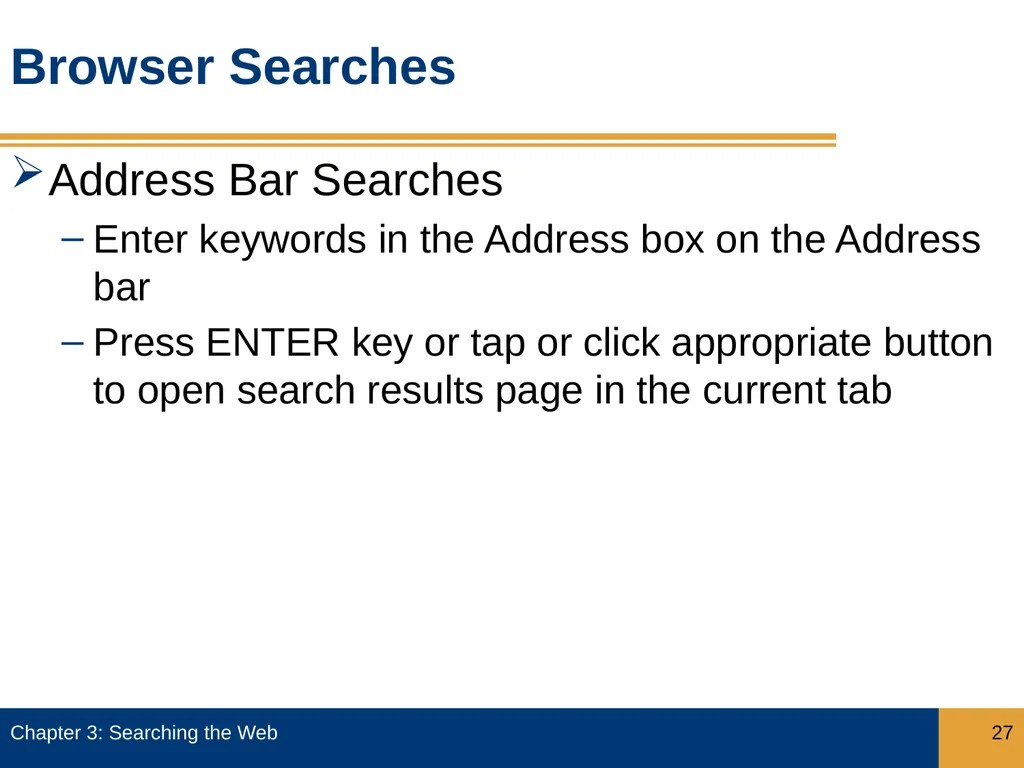 Objectives Describe how search engines work, and - slide 27 of 37